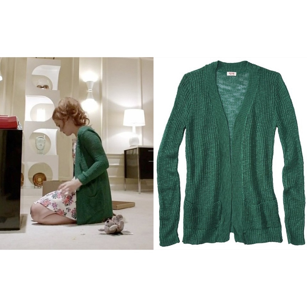 MOSSIMO green cardigan LYDIA MARTIN TEEN WOLF